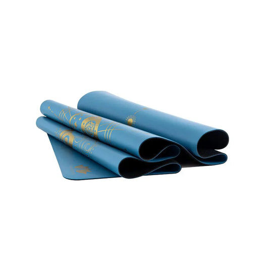Esterilla pilates yoga color azul