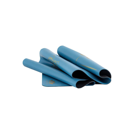 mat de yoga antideslizante azul 6mm