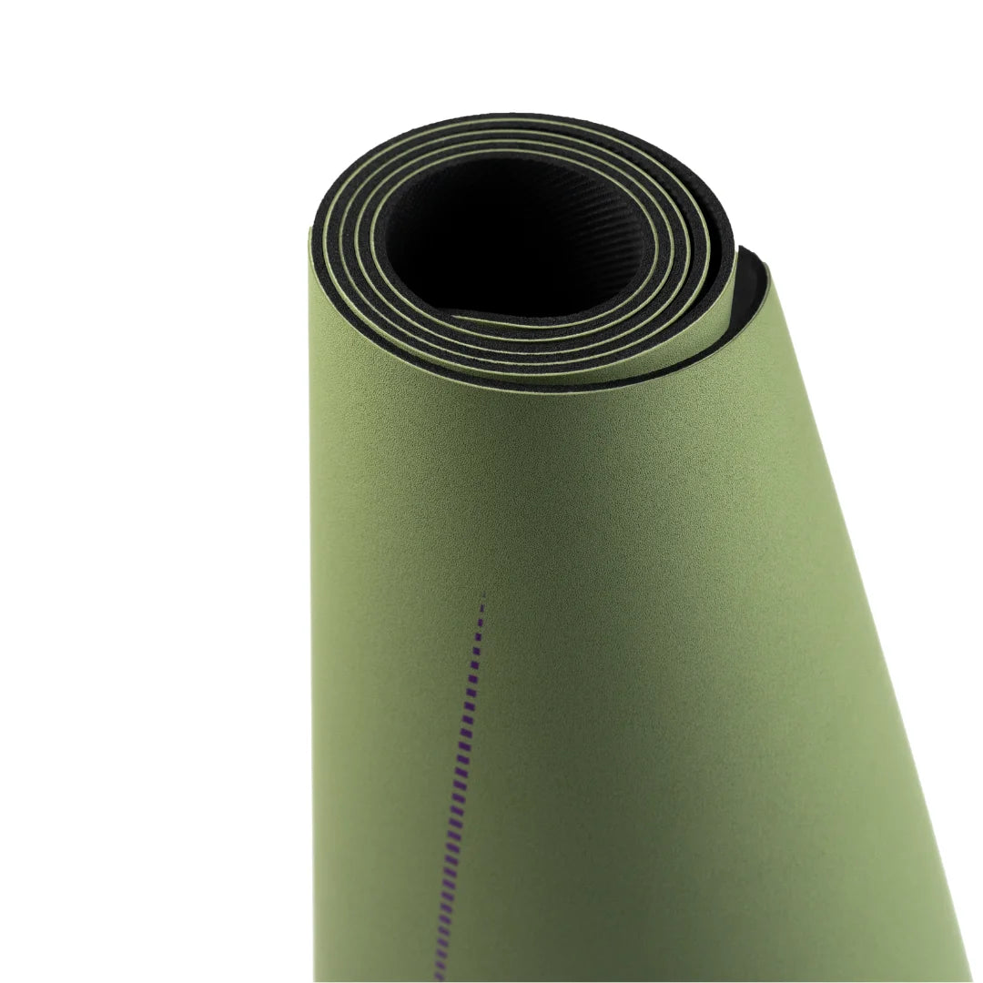 Esterilla de yoga Vida en Tecnicolor Mariposa Oliva. Diseño exclusivo