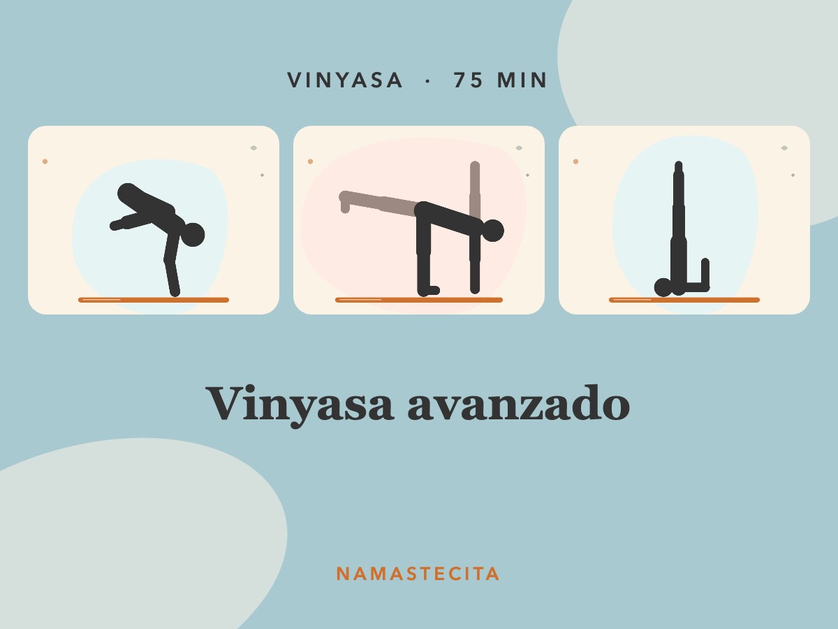 Vinyasa avanzado: brazos e inversiones · 75 min