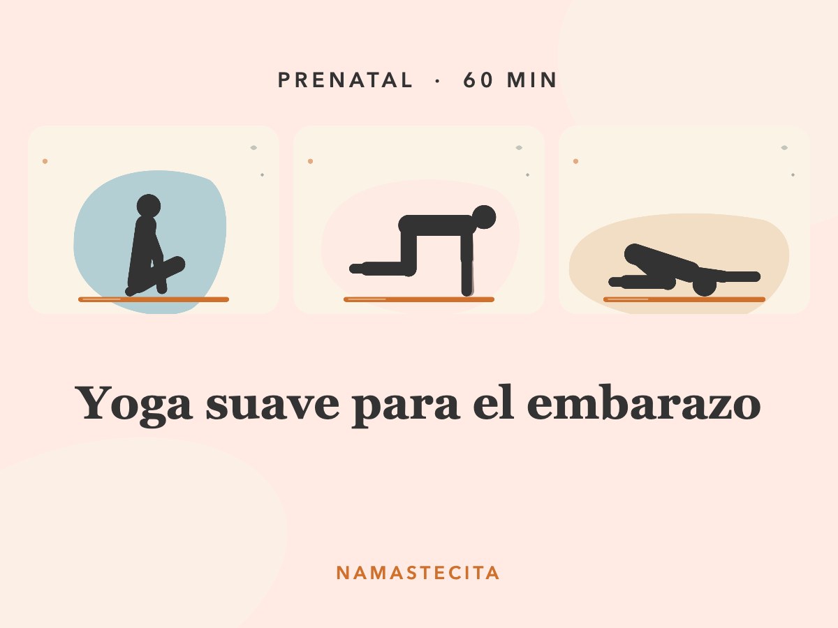 Yoga suave para el embarazo · 60 min
