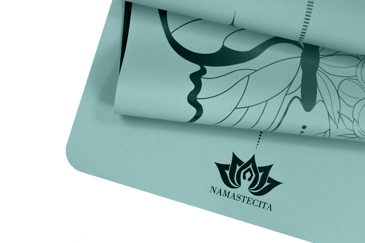 esterilla yoga antideslizante turquesa namastecita